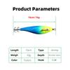 10cm10gLuminous Wooden Shrimp Noise Colorful Balance Shrimp Squid Hook Lure Hard Bait Sea Fishing Fake Bait Special Model