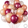 30-Piece Colorful Metal Sequin Balloon Set for Party Decorations