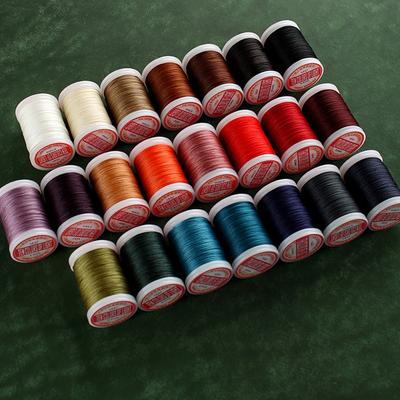 120 m/rouleau de fil ciré rond de 0,5 mm pour bracelets à coudre, cordon de bricolage, fil enduit de cire, bracelets en cuir, ligne de couture, fil de résistance en polyester JoomZL
