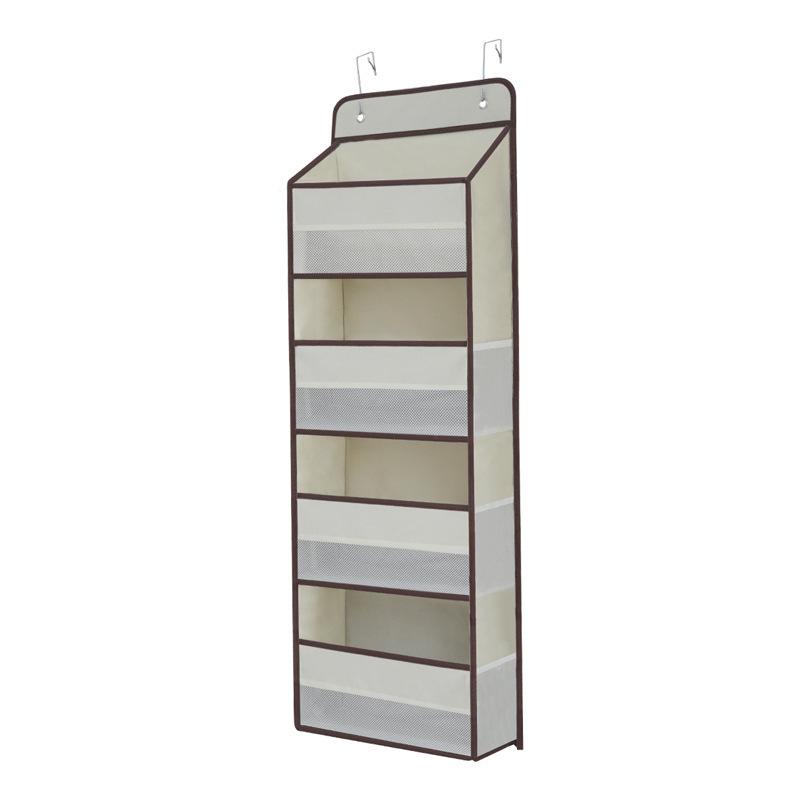 Wall-Mountable Hanging Storage Bag with Mesh Pockets for Dorms and Homes