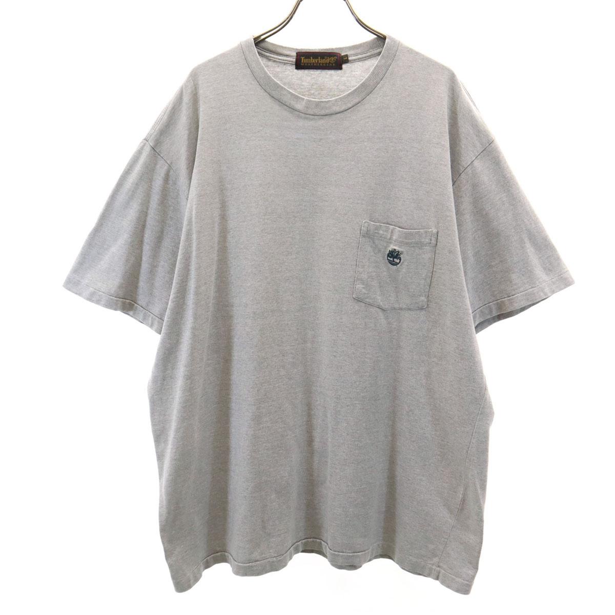 

Timberland Short sleeve T-shirt L gray Poke T Men s Used