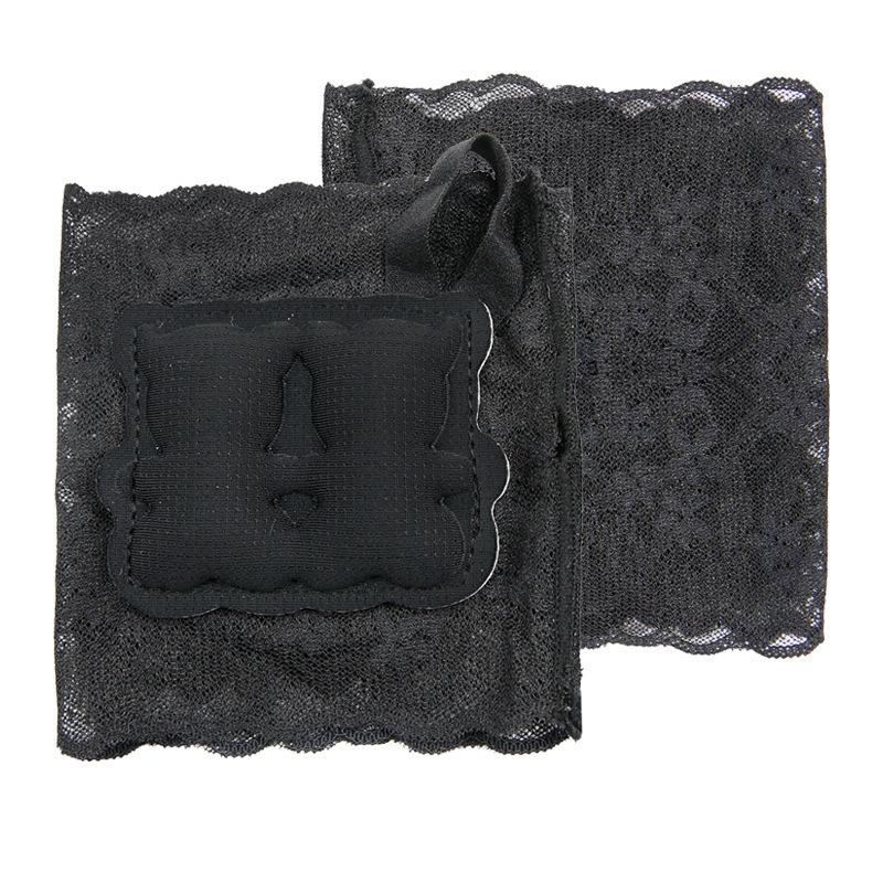 

Летние тапочки кружевные полуноски передняя часть стопы с разделенным пальцем гуманоидная губчатая стелька медленное давление противоскользящие лоферы невидимая полупальцевая one size fits all чёрный