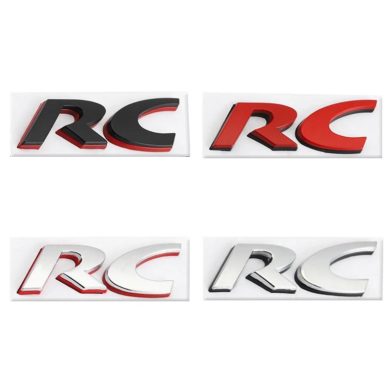 Auto Abzeichen Aufkleber Styling RC Emblem Heckklappenaufkleber Hinten für RC SPORT GT 106 205 206 207 208 301 306 307 308S 406 407 408 508 806