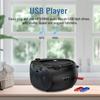 Pārnēsājams stereo CD atskaņotājs Boombox ar AM/FM radio Bluetooth skaļruņu atskaņotāja USB atskaņošanu
