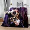 Michael Jackson Retro Druck Decken Picknickdecke Flanelldecke Weiche Gemütliche Decke Reise Decken Bettbezüge Geburtstagsgeschenk