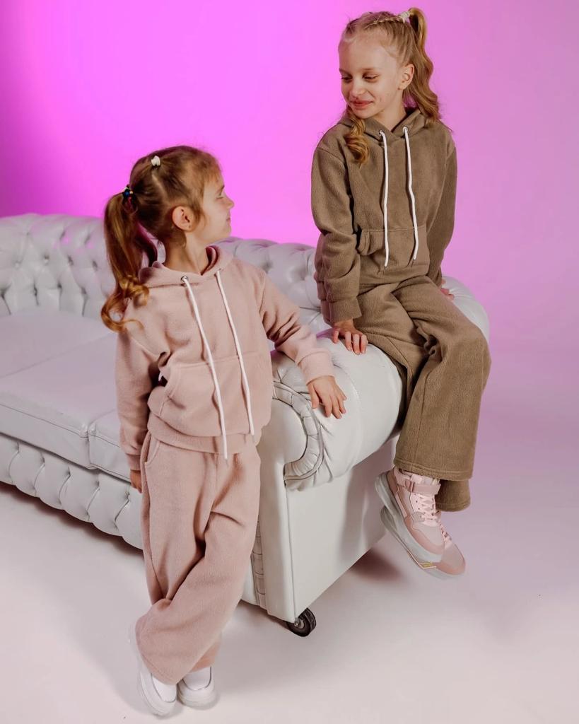 Mädchen Winterbekleidungsset – Weicher Interssoft Hoodie & Palazzo-Hose, Warm & Stilvoll, Winter, 6447-136 HC