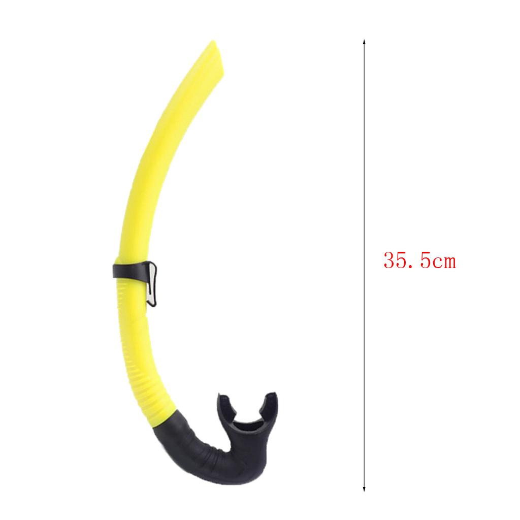 Center Mount Swimming Snorkel Diving Lap Swim Training Breath Tube