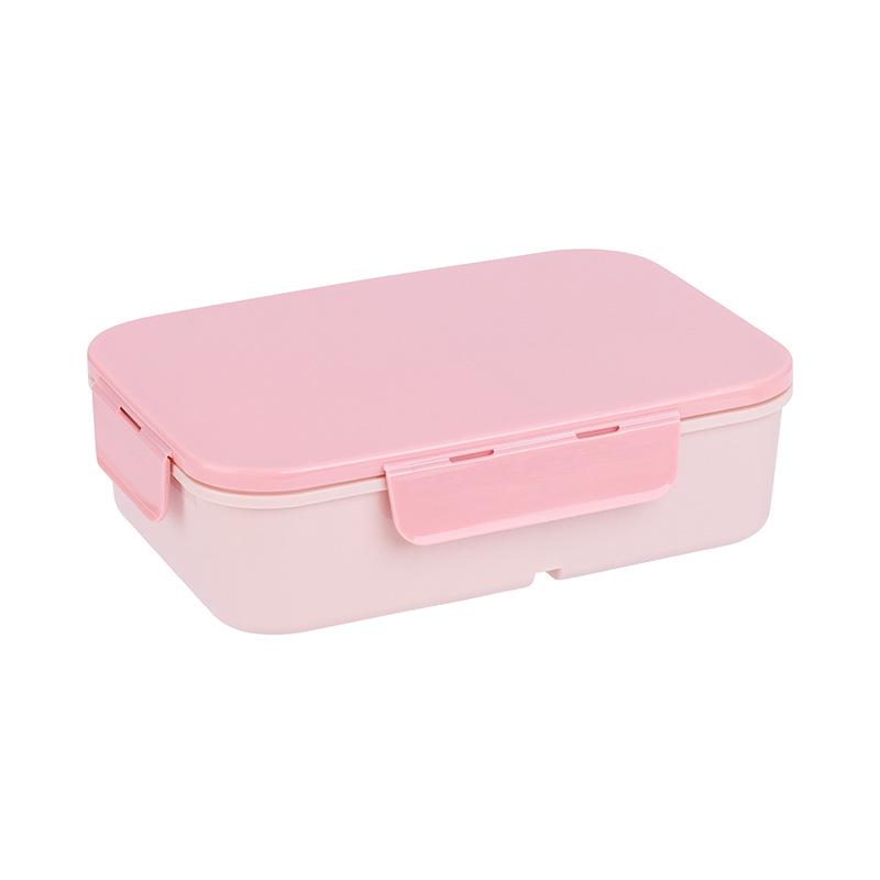 Portable Flip-Top Compartmentalized Microwaveable Bento Lunch Box