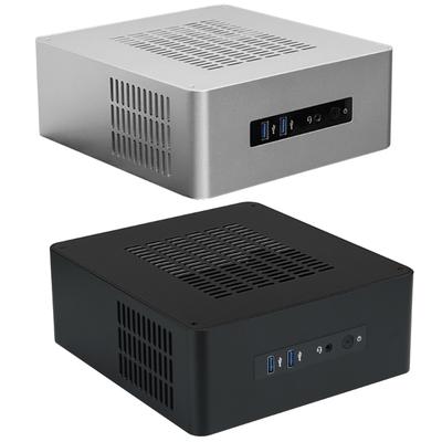 TA80 Mini PC Case Support Mini ITX Mainboard Chassis HTPC with Advanced Cooling For Home Office Computer