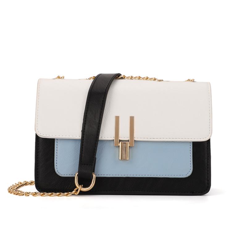 

Fashion small square bag New women s bag Trendy armpit bag Crossbody bag Chain PU shoulder bag