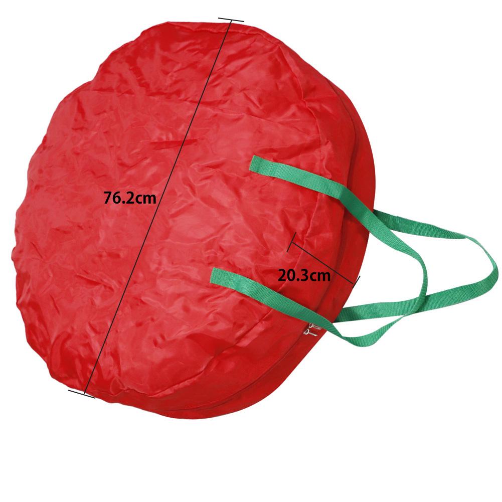 Clear Storage Bag Christmas Wreath Storage Bag Christmas Decoration