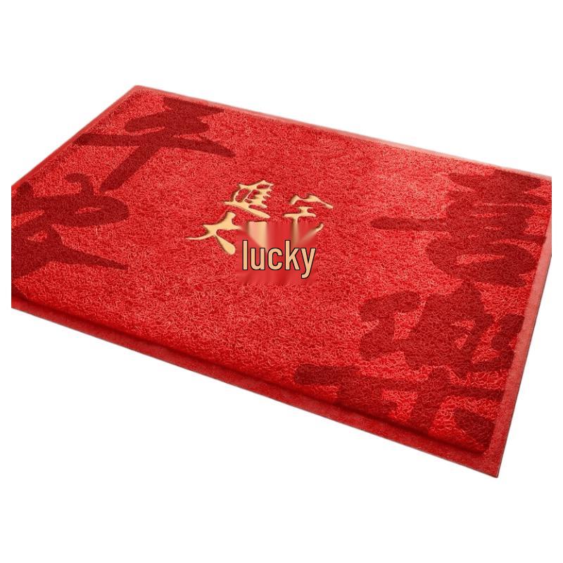 Chinese Style Silk Loop Anti-Slip Entrance Mat 80*120cm