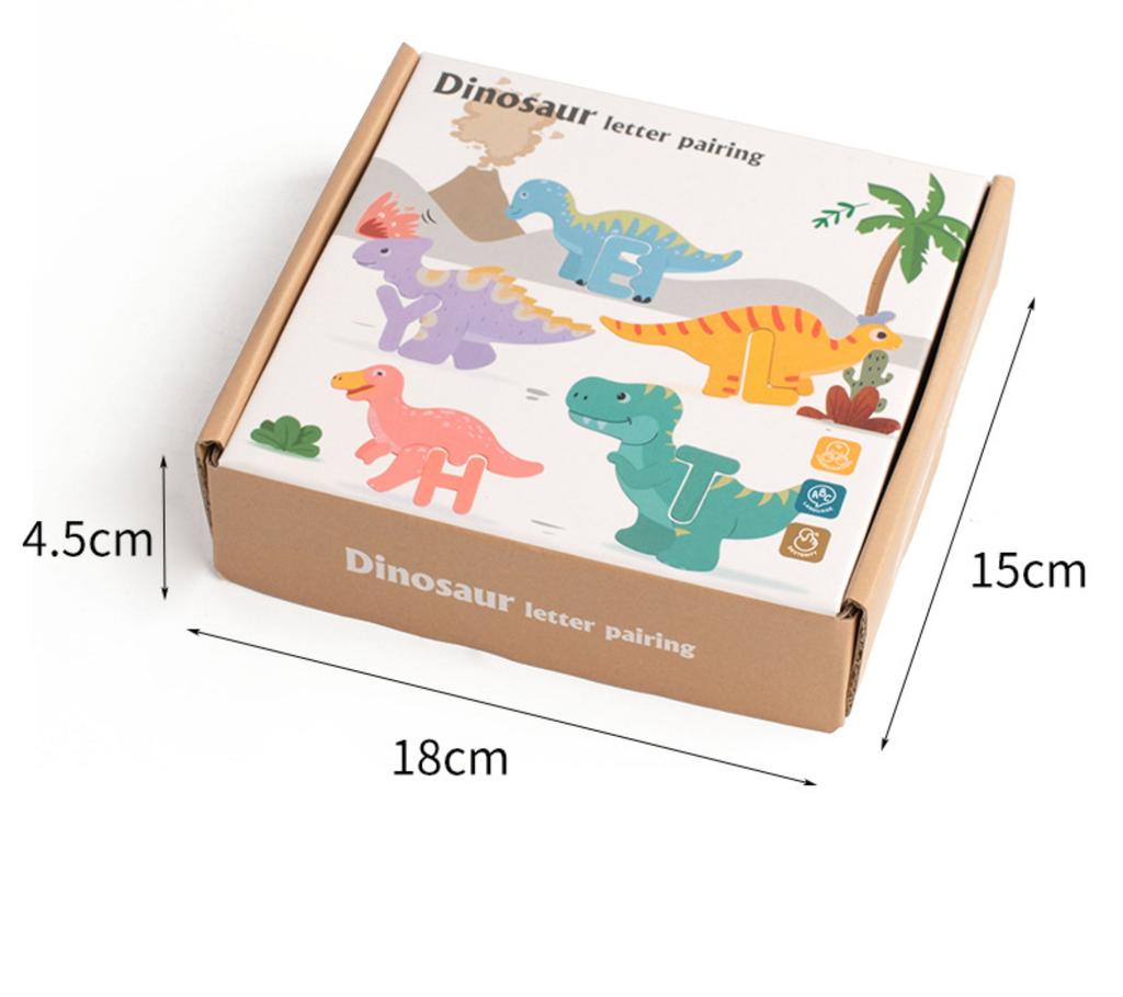 Dinosaur Letter Matching Toys, Children's Educational Toys, Early Education Learning Letters, Cultivating Early Language