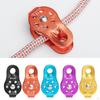 Pulley 26kN Rescuing Climbing with Ball Bearing Rock Single Aluminum Fixed Eye