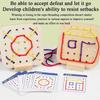 Creativity Wooden Lacing Toy Thinking Training Wooden Threading Rope Board  Toddler Games