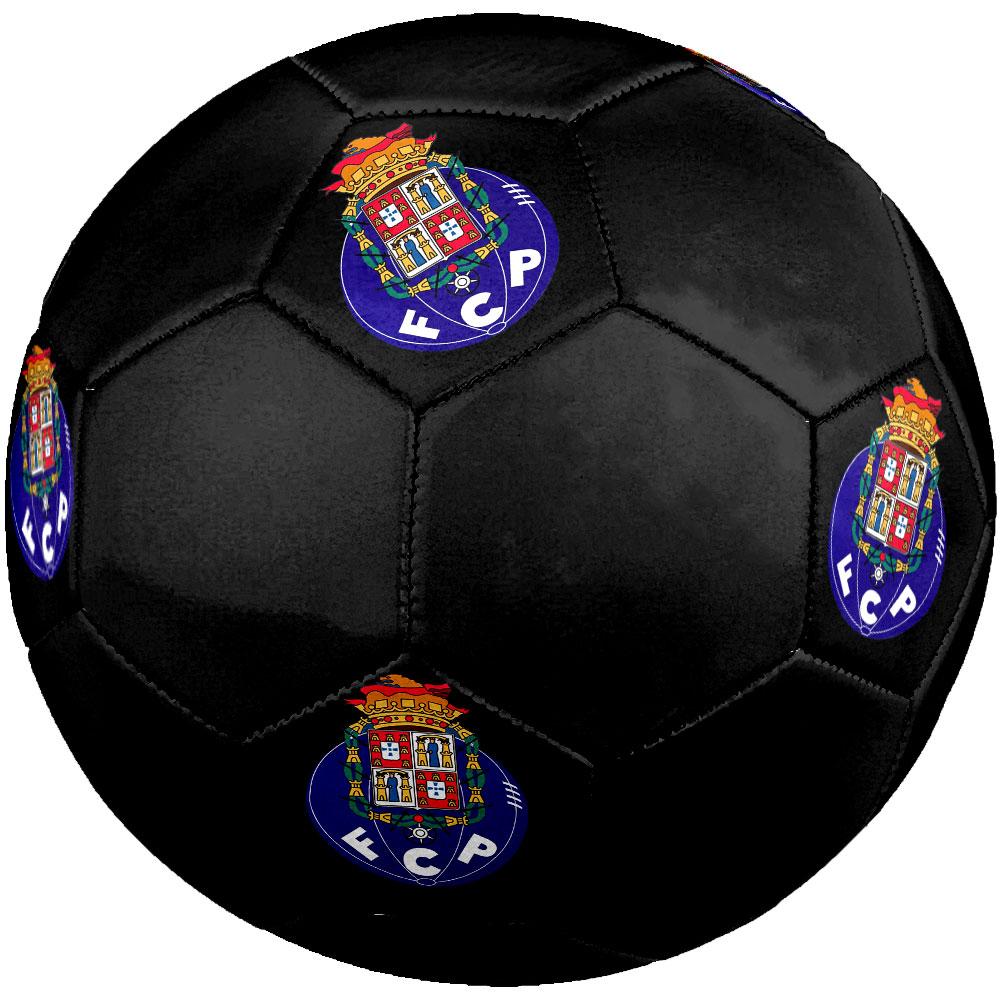 FC Porto Size 5 Soccer Ball, Machine-Stitched PVC, Durable & High Bounce, All Ages Fit, Fan Merchandise, Matches & Outdoor Use.