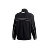 Adidas Logo Stand Collar Letter Track Sports Jacket Men's Black