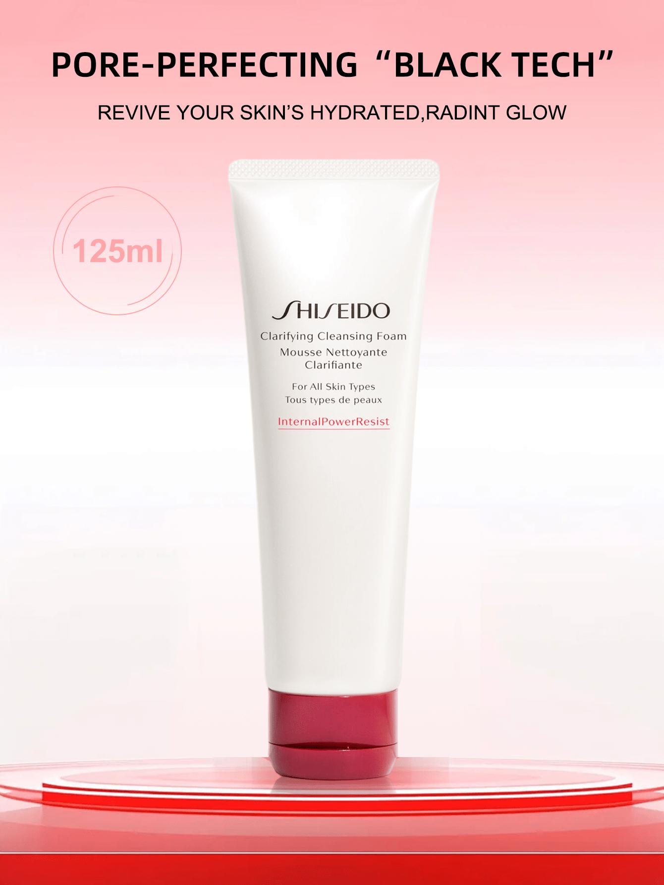 SHISEIDO Очищающая пенка 125 мл Глубокое очищение пор Контроль жирности Гель для умывания 125ml