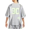 (WMNS) Nike Sportswear Street Oversized Grafisch Jersey Top Aziatische Maatvoering 'Smoke Grey Barely Volt' Dames HJ0281-077