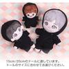 ESJNNK Plush Doll Clothing Set 2 Pieces White Hoodie Denim Pants 20cm Baby Doll Outfit