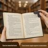 Handmade Heart-Shaped Retro Leather Bookmark – Personalized Creative Genuine Leather Page Holder.