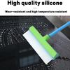 Aqua Swipe Recyclable Silicone Window Squeegee Kit Microfiber Scrubber Multi-Purpose Cleaner Tool for Mirrors Cars Glass Panels