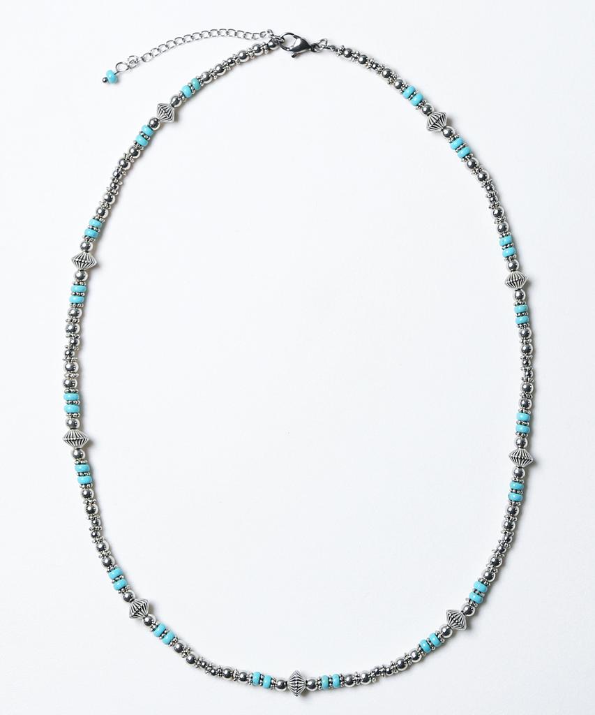 Knd Navajo Turquoise Bead Necklace