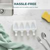 Multi Grid Ice Cream Mold Heat Resistant Non-Stick Ice Bar Mold Soft and Smooth Easy Release Ice Cream Making Mold