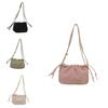 Stylish Korean Bucket Bag For Women Soft Textured Casual Crossbody Purse In Four Colors