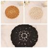 Cotton Lace Hollow Flower Hat Breathable Spring Crochet Knitted Cap Hollowed Out Beret Hat  Holiday