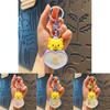 Adorable Heart Bear Night Light Keychain Cute Silicone Accessory For Gifts