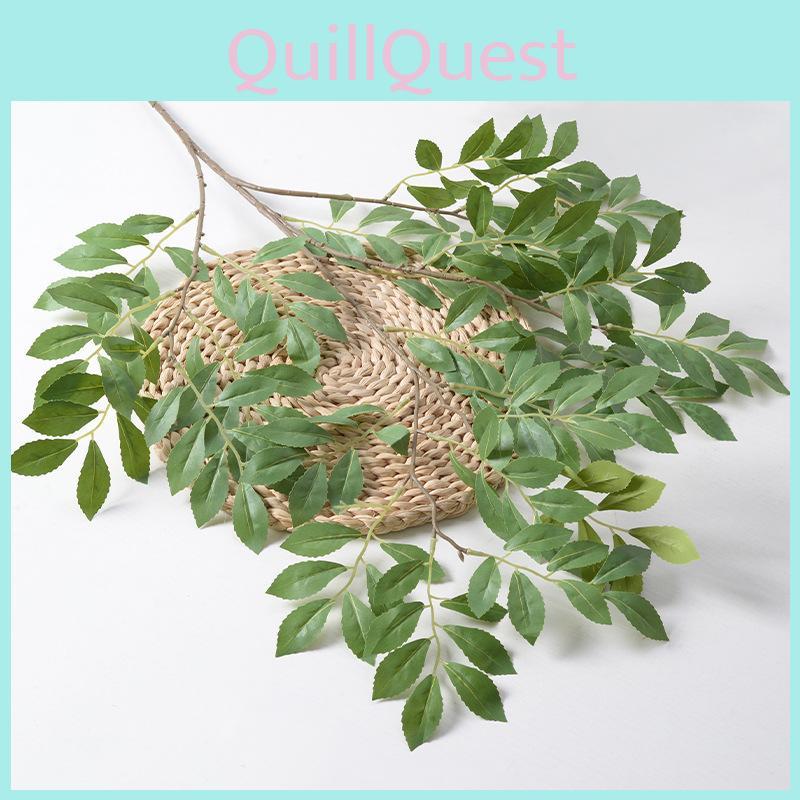Fake Green Plant With Silk Leaves For Wedding Decor And Indoor Office Use