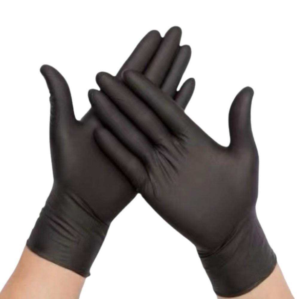 100pcs Nitrile Disposable Gloves Convenient Clean Gloves Food Grade Gloves Hairdressing