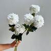 Lifelike artificial dahlia flower with 1 heads long branch silk flower for home wedding decor birthday party bedroom Decoration