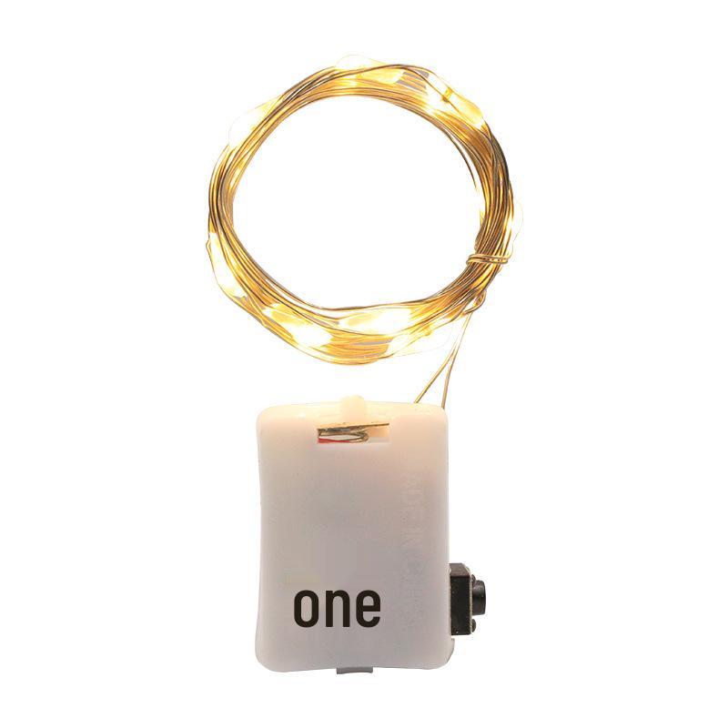 Battery-Powered LED Copper Wire Star Flower Fairy Lights for Holidays and Decorations