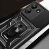 Armored Case for Xiaomi Redmi 13C / Poco C65, CamShield Slide, Black