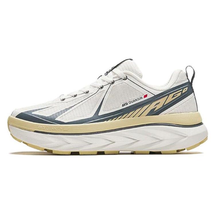 Anta Champion Series Ago Breathable Low-Top Running Shoes Men Sneaker White Gray 912416606A-3 42