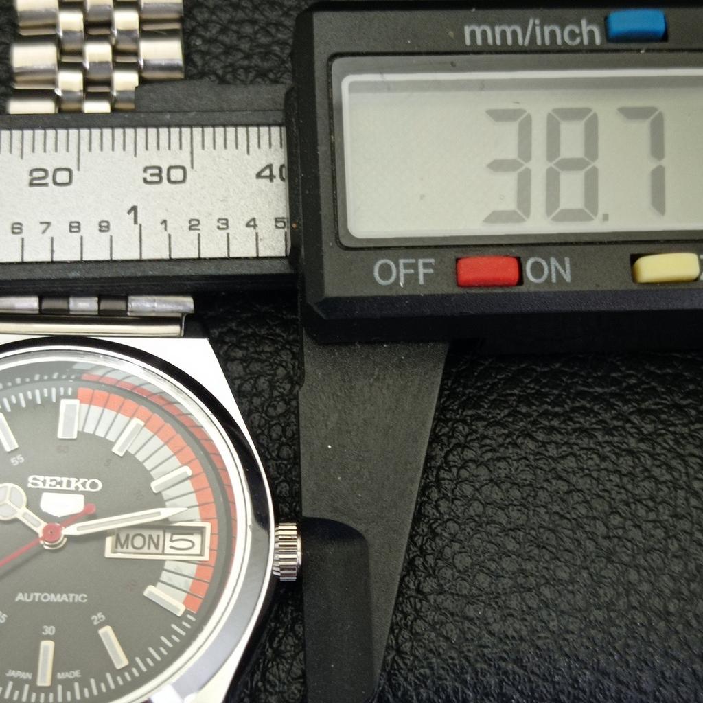 SEIKO 5 AUTOMATIC VINTAGE REFURBISHED 6309A JAPAN MENS BLACK WATCH a440764-9 Sk-a440764-1
