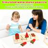 Wooden Toy Imitation Watermelon Popsicle Set 5 Pieces Of Puzzle Summer Limited Ornaments