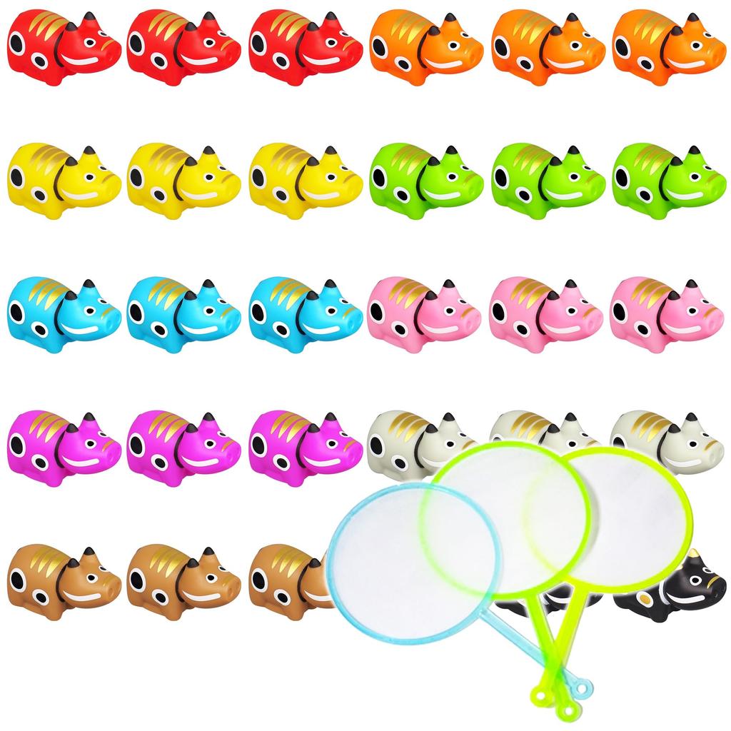 Bath Floating Colorful 10 colors in 3 pieces 30 pieces in total 3 trial goldfish poi capacity for fun birthday bath educational folk local capsule