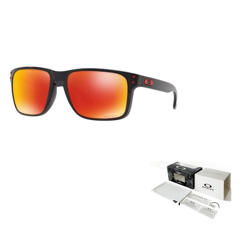 

Oakley Colourful Lettering Memory Material Square Sunglasses Unisex Couple Black 58 чёрный