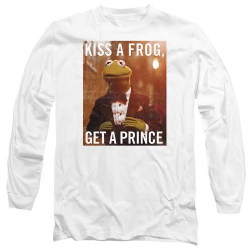 The Muppets Unisex Adult Kiss A Frog Kermit T-Shirt