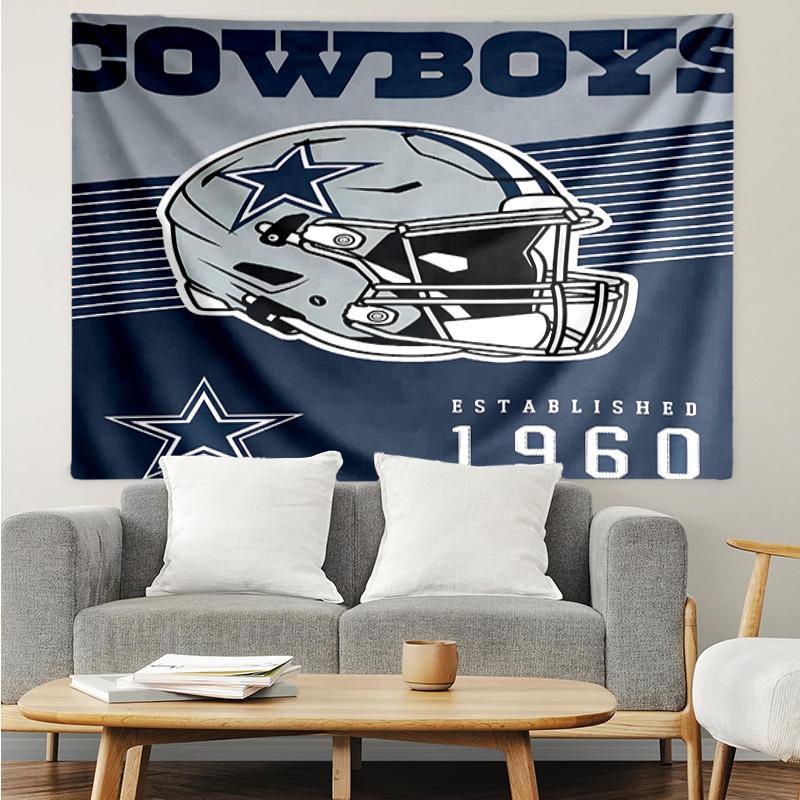Dallas Cowboys Tapestry for Bedroom Aesthetic Classroom Tapestries Wall Hanging for Living Room Dorm Office,Ideal Creative Gift