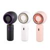 Cat Ear Handheld Spray Humidifier Fan with USB Charging, Three-Speed Settings, and Low Noise