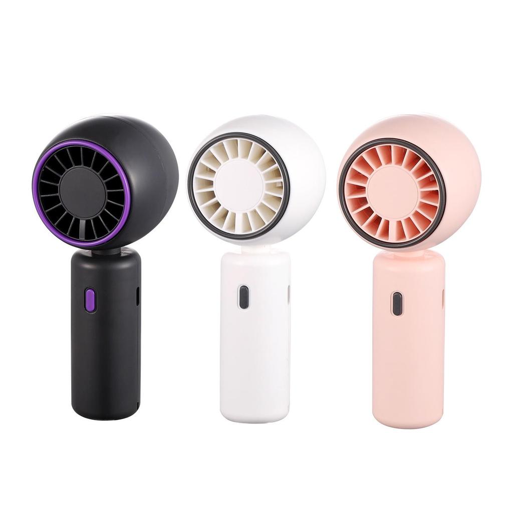 Cat Ear Handheld Spray Humidifier Fan with USB Charging, Three-Speed Settings, and Low Noise