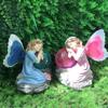 Solar luminous flower fairy shaped ornaments outdoor courtyard garden balcony landscape atmosphere lights automatically illuminate at night