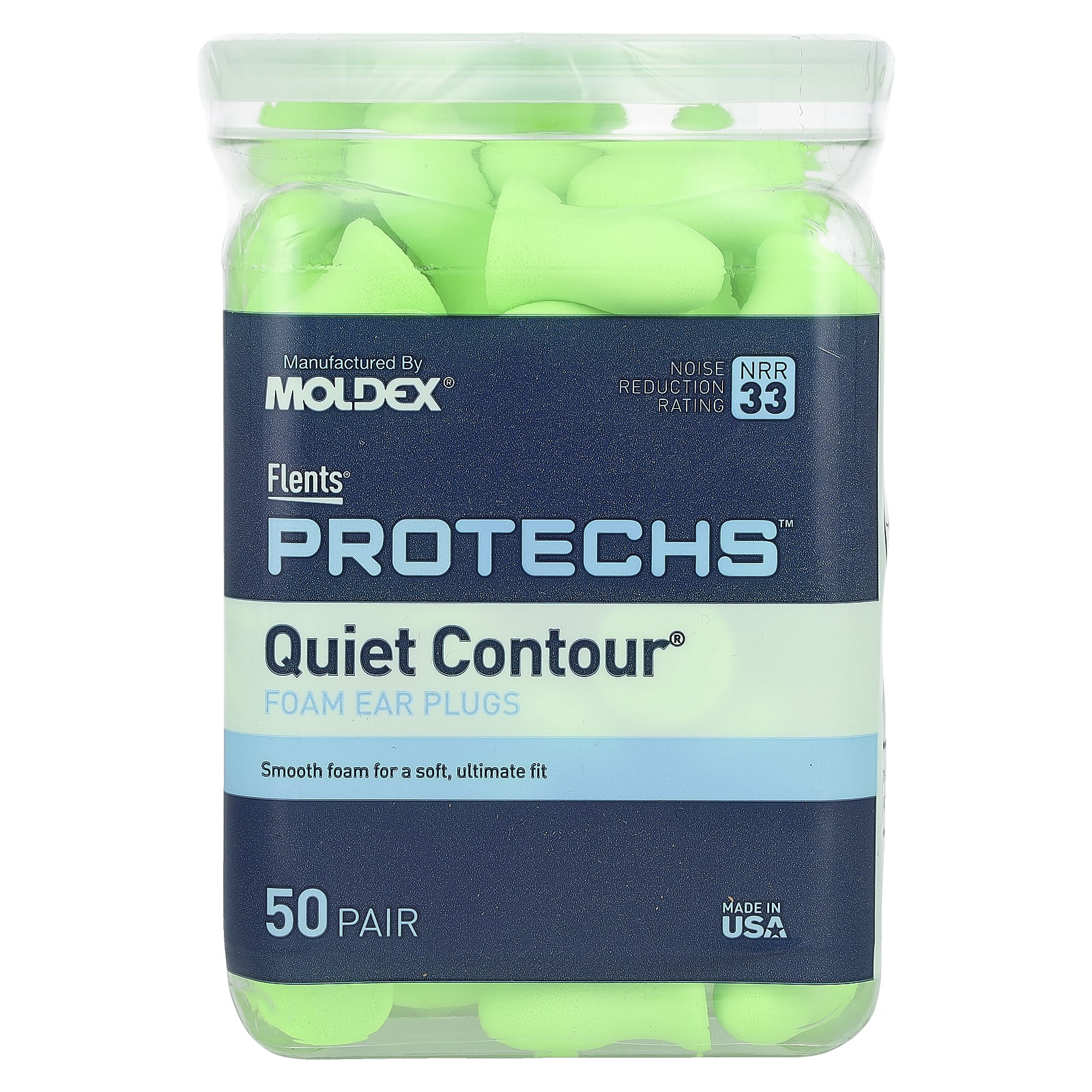 

Protechs, Quiet Contour, Пенопластовые беруши, 50 пар