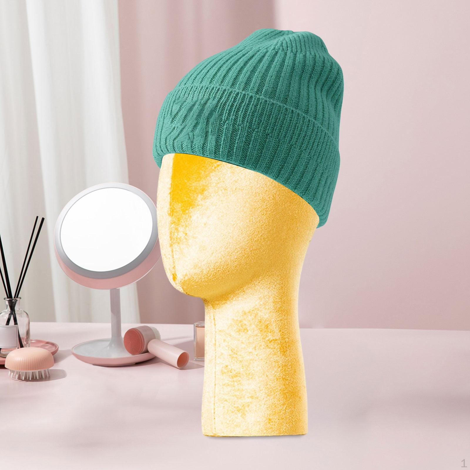 

Манекен Голова Шляпа Дисплей Стенд Многоцелевой Устойчивый Держатель Парика Модель Манекена для жёлтый