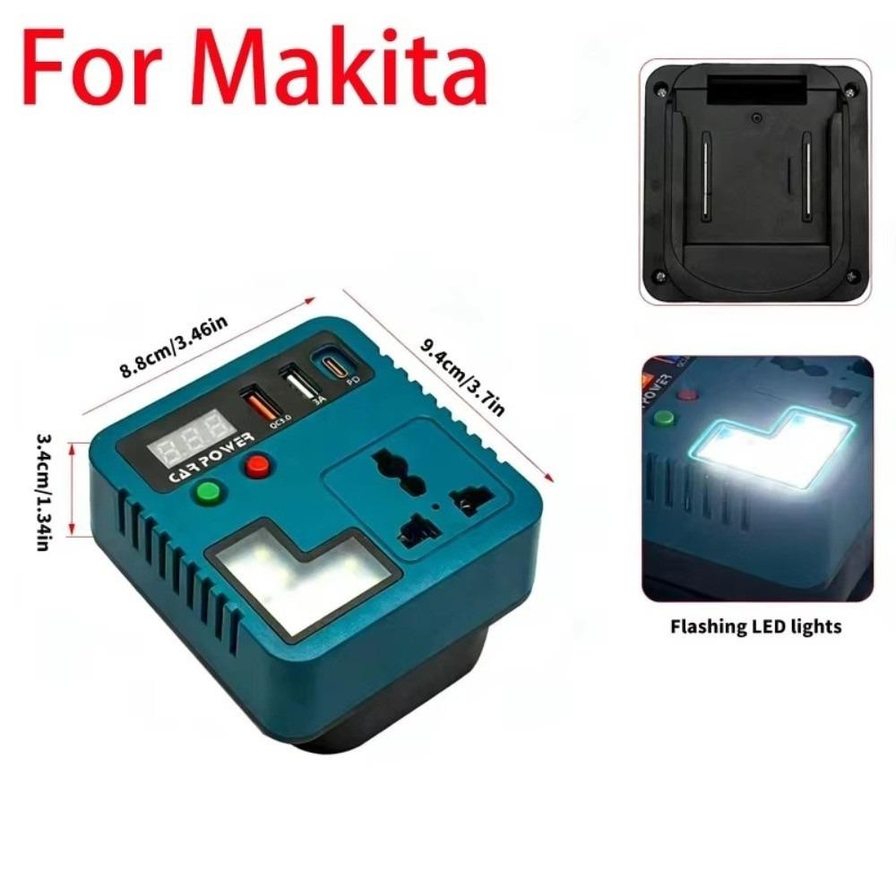 USB Port Battery Power Inverter Lithium Battery Inverter For Makita 18V Lithium Battery