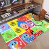 Custom Name Text Crystal Velvet Rug,El Payaso Plim Plim Soft Plush Decorative Non Slip Floor Carpet